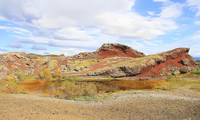Rauðhólar, Iceland
