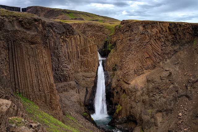 Litlanesfoss, on the Hengifoss trail route