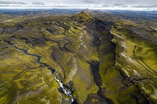 Eldgjá, on the Skælingar - Hólaskjól route